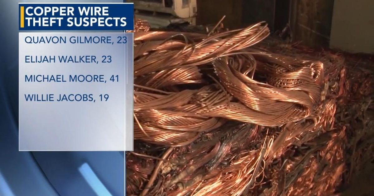 4 accused of stealing more than 1,000 pounds of copper wiring in Wake County - WRAL image