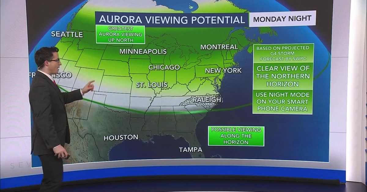 Engage night mode: Aurora may be visible in North Carolina