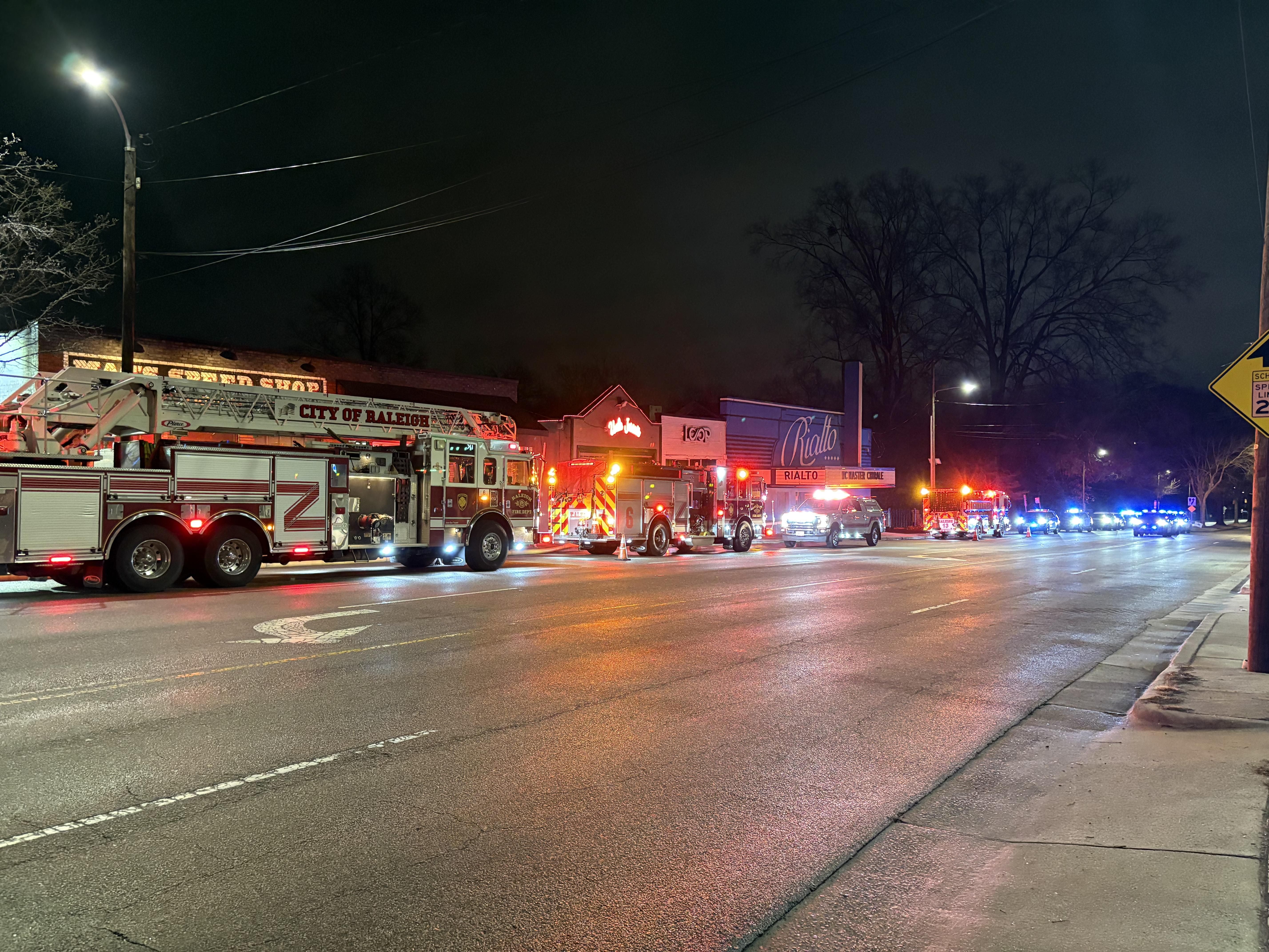 Fire starts behind bar in Five Points neighborhood along Glenwood Avenue