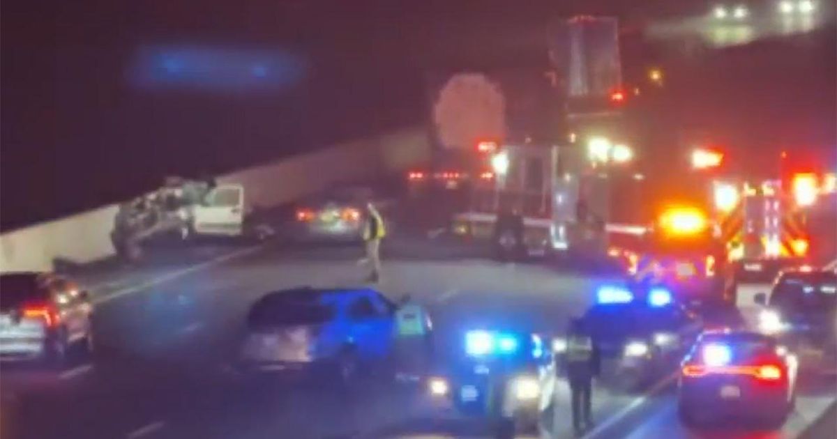 One dead, multiple injured in four-vehicle crash with charter bus on I ...