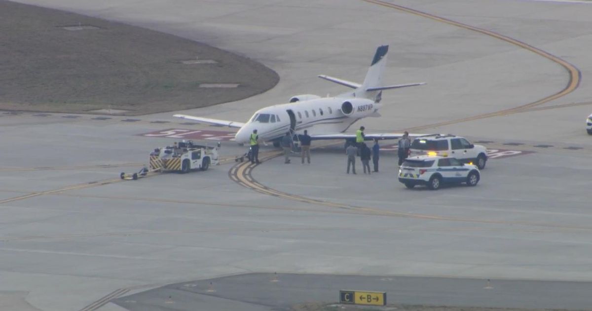 Tire blows after takeoff on small plane at RDU