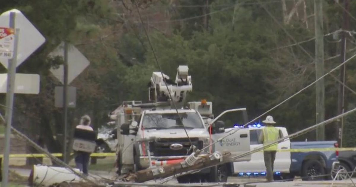 Truck hits utility pole in Raleigh neighborhood, knocking out power for hundreds