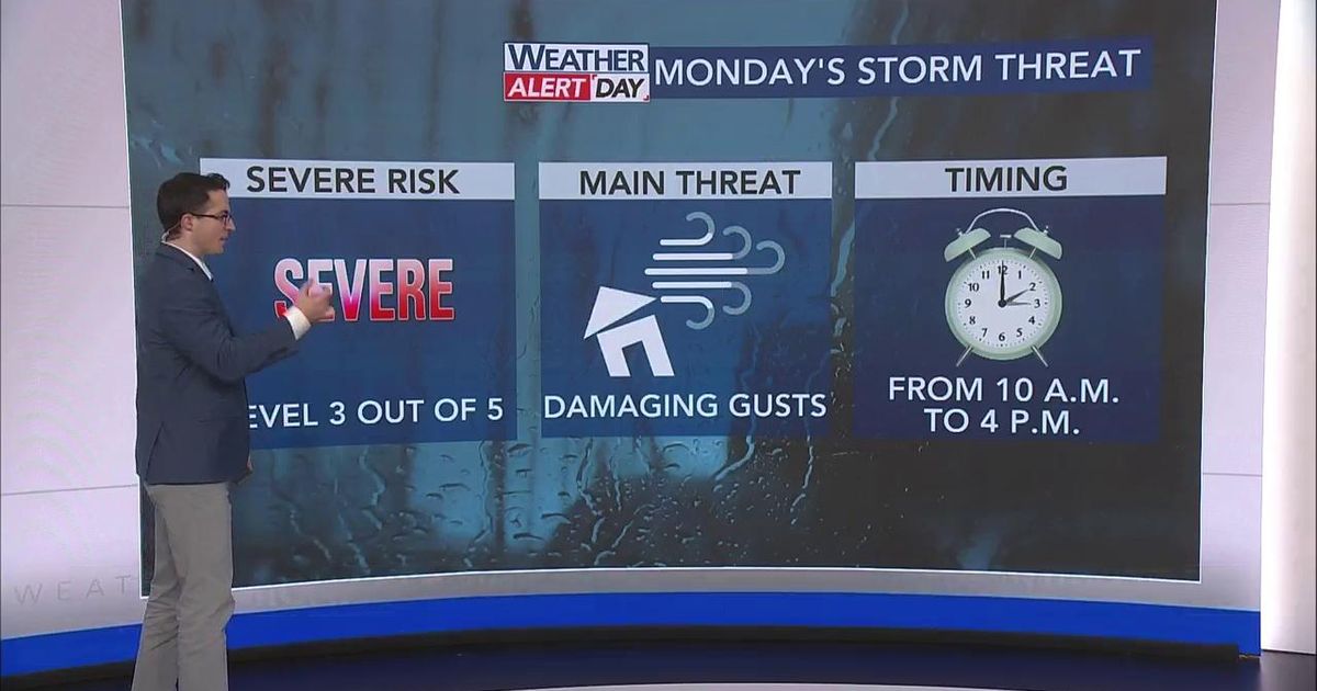 Severe thunderstorms and twister chance for Monday :: WRAL.com