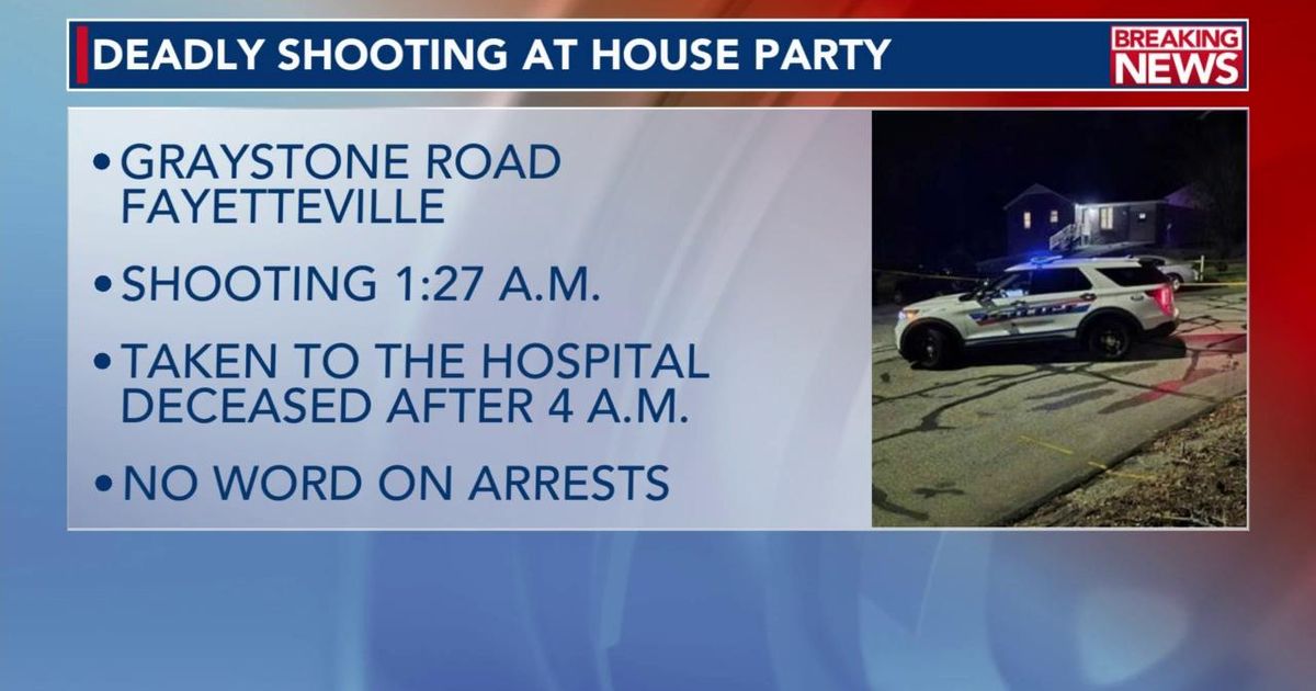 Person dies after shooting at house party in Fayetteville :: WRAL.com