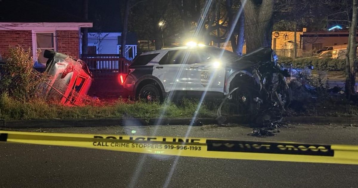 Raleigh police investigate crash involving two officers