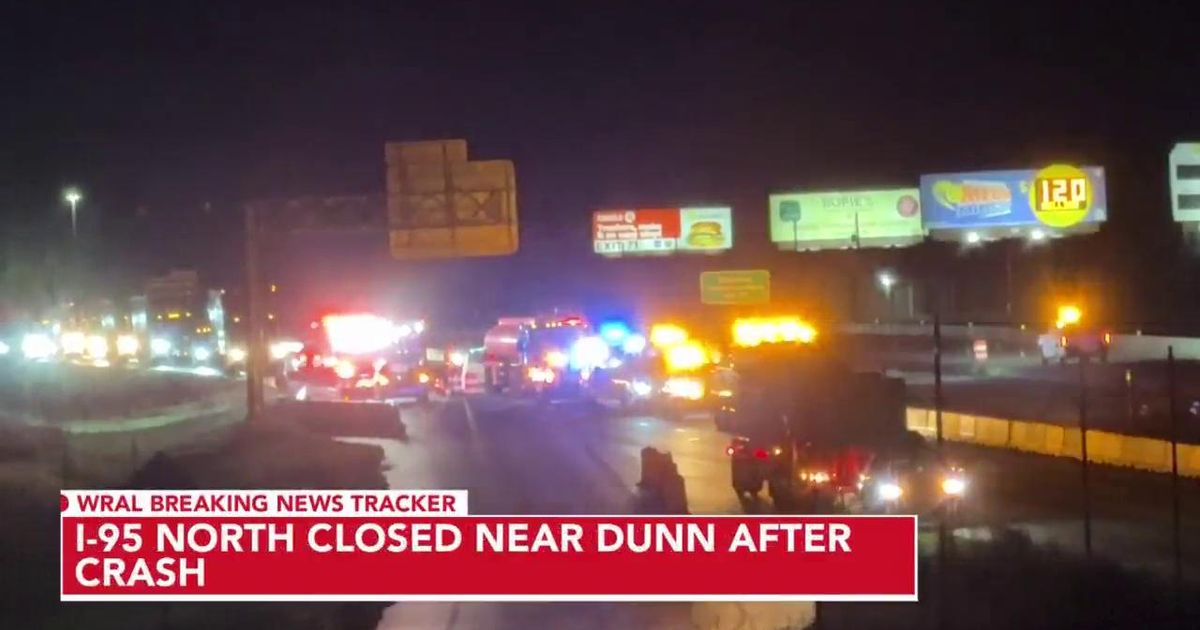 I-95N detour in Harnett County