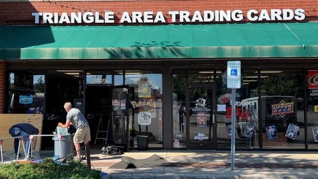 Cary business broken into; $45,000 worth of trading cards stolen