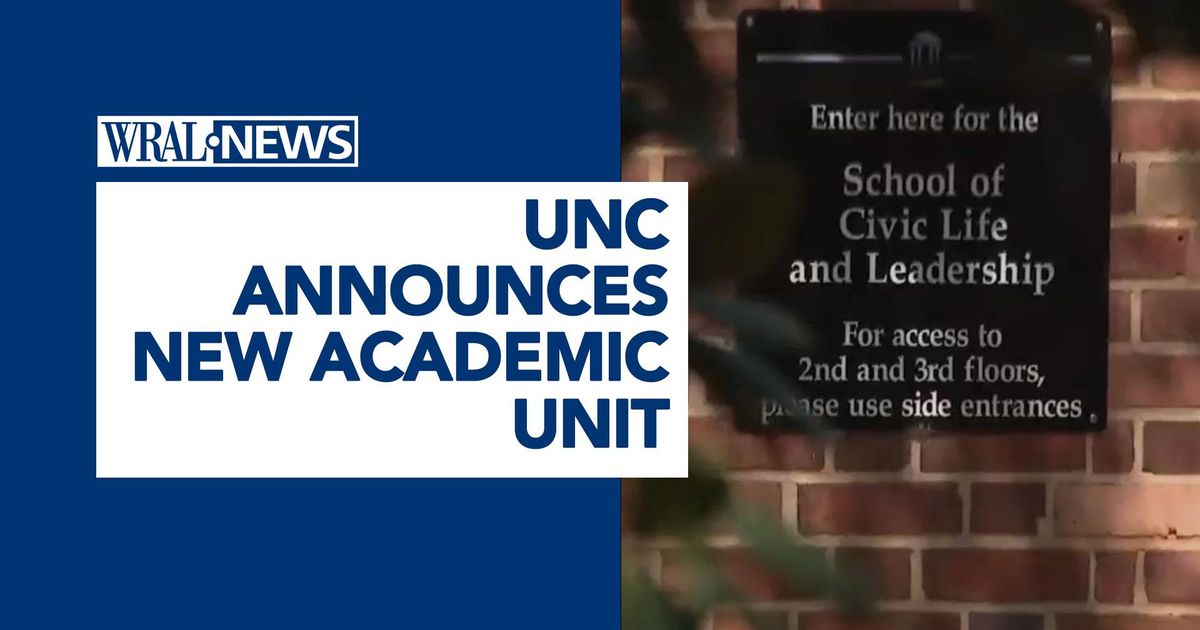 UNC School of Civic Life and Leadership to become independent academic unit