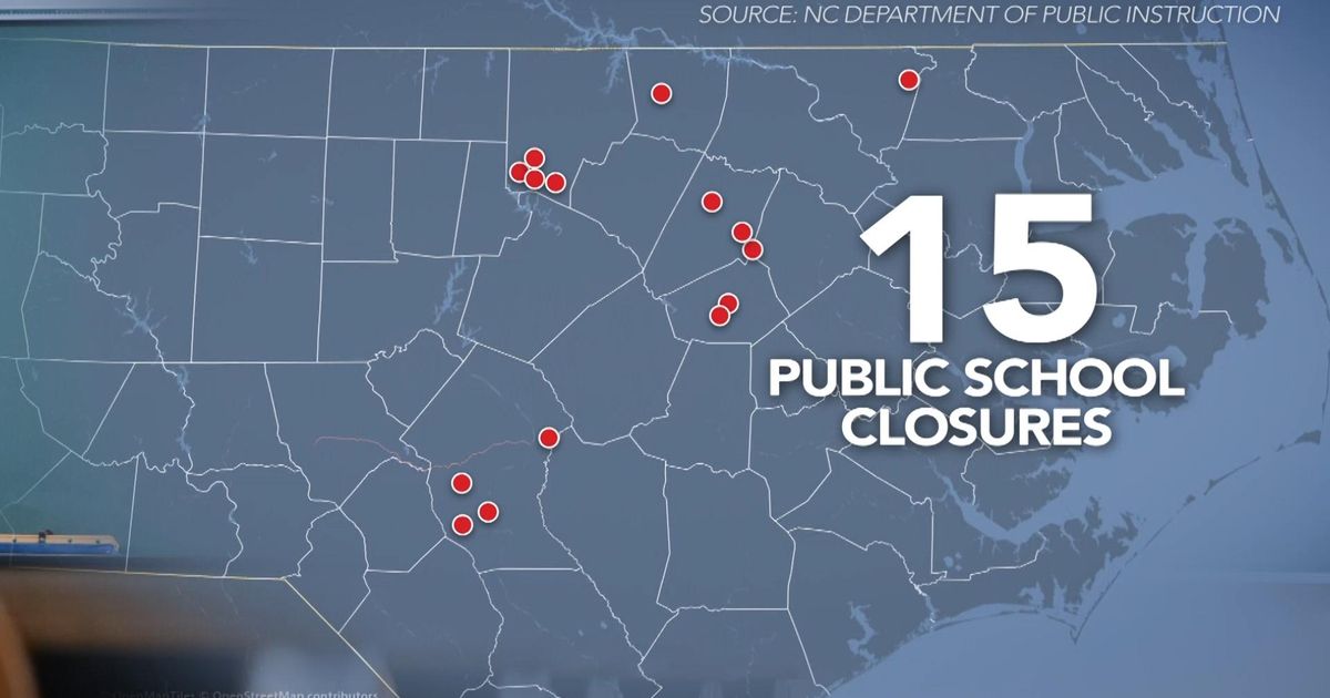 NC public schools are being forced to close, and more are on the chopping block. Here's why.