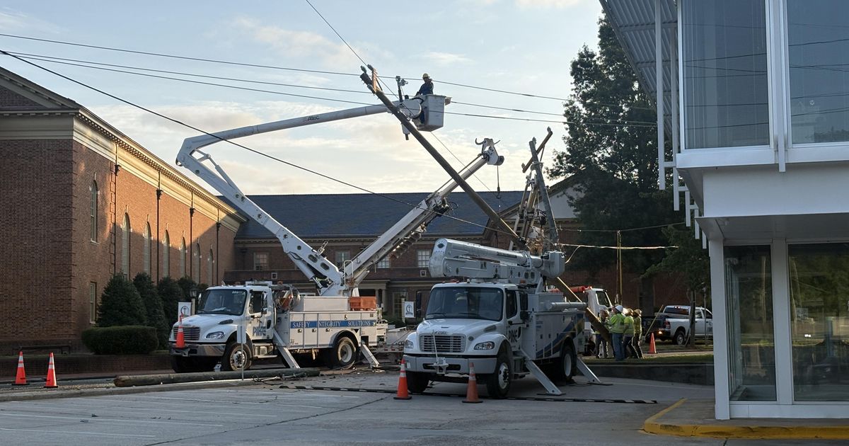 Two hospitalized, hundreds lose power after Glenwood Avenue crash at Five Points