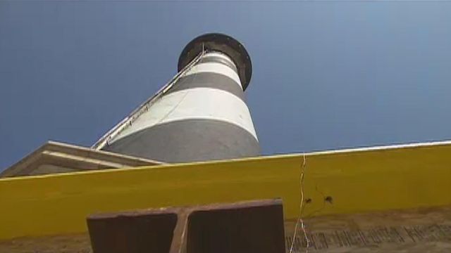 Moving day: The slow progress of the Cape Hatteras lighthouse begins