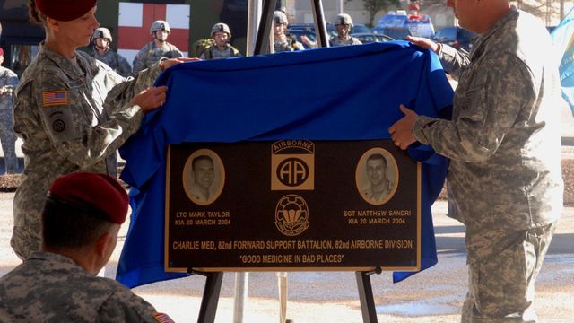 Medical Center dedicated to fallen soldiers