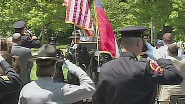 Web only: Wake County remembers fallen officers
