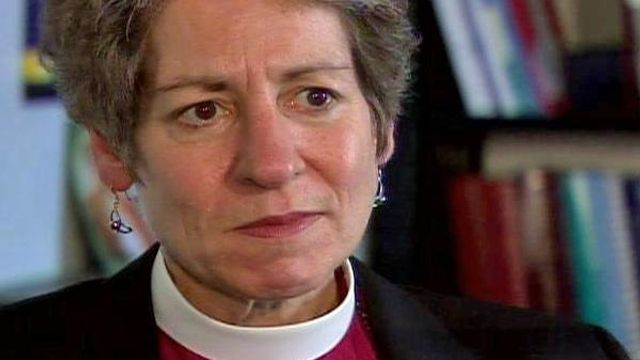 Web only: Bishop Katharine Jefferts Schori talks with WRAL