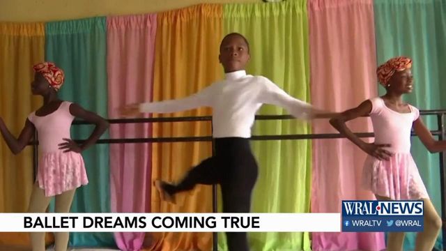 Free lessons, social media support make ballet boy's dream come true