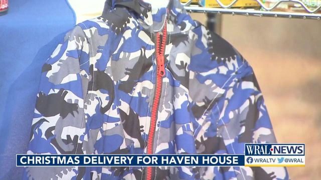 Raleigh firefighters deliver Christmas for children at Haven House