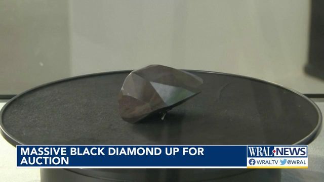 Massive black diamond up for auction
