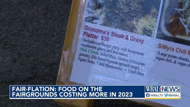 'Fair-flation': Food on the fairgrounds costing more in 2023