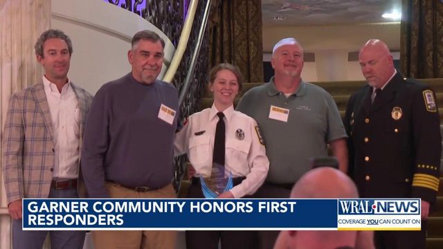 Garner community honors first responders