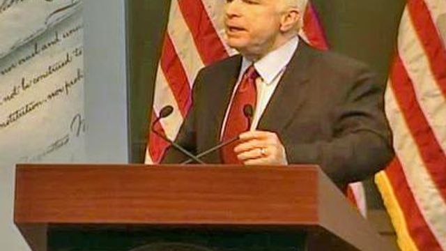 McCain: Judicial appointments a key difference with Dems