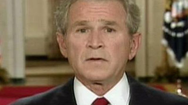 Web only: President Bush addresses financial crisis