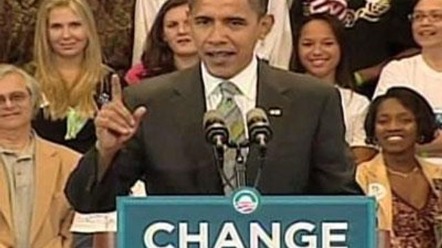 Web only: Obama speaks in Fayetteville