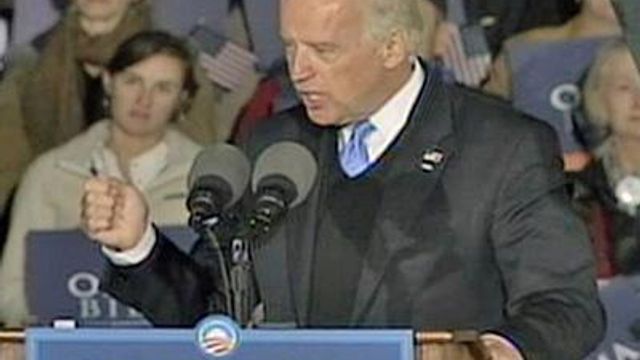 Web only: Joe Biden speaks at Meredith College