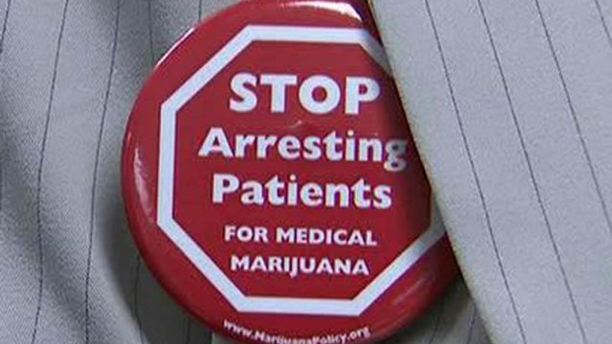 Medical marijuana supporter