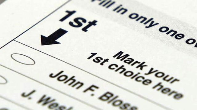 N.C. to conduct instant runoffs on November ballot