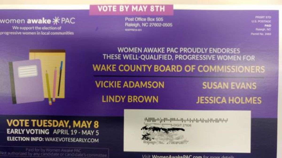 Women Awake PAC flier