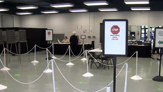 Small number of early voters reported in Wake County