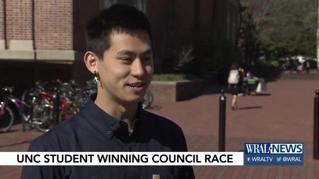 UNC senior leads incumbent in Chapel Hill council race