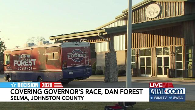 Forest supporters remain at event despite Cooper being re-elected as governor