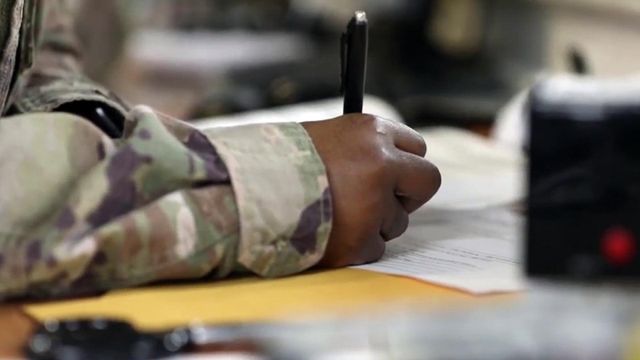 Service members appreciate opportunity to vote while overseas