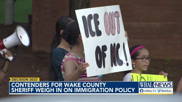 Contenders for Wake sheriff weigh in on immigration 