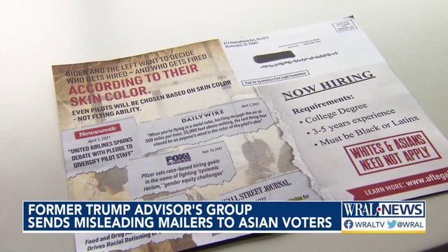 Former Trump advisor's group sends misleading mailers to voters