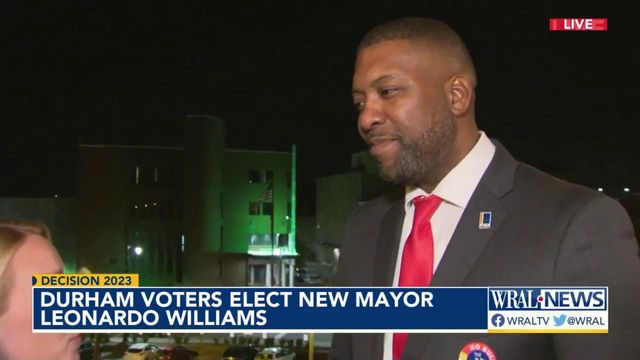 Leo Williams elected as new mayor of Durham, defeating challenger Mike Woodard