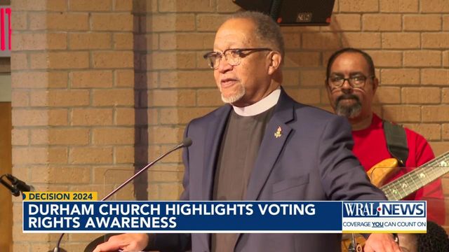 Durham church highlights voting rights awareness