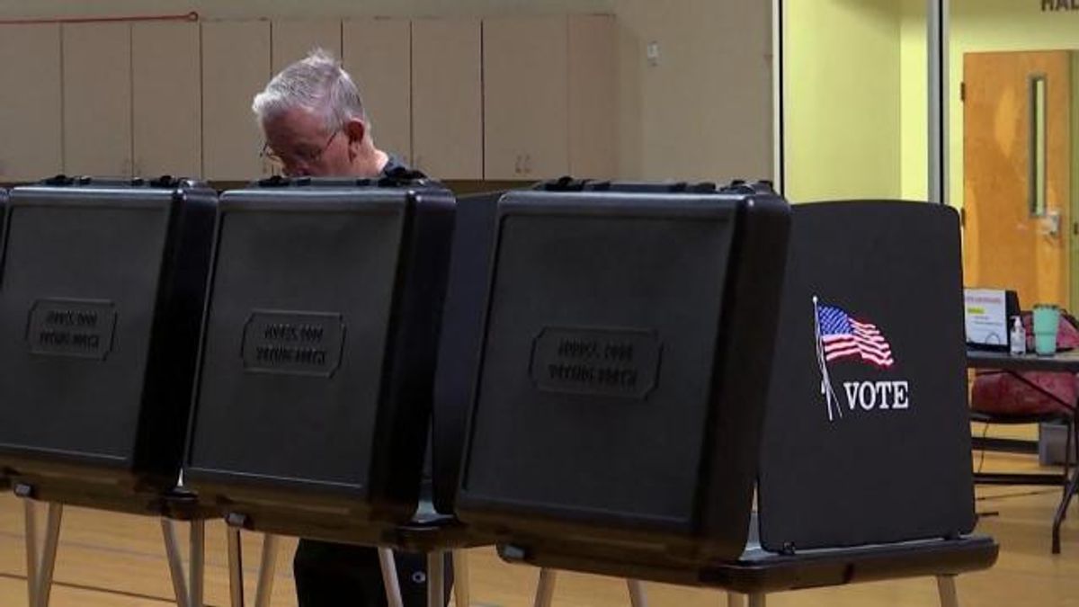 Casting a vote in Wake County