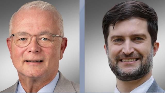 Dave Boliek (left) and Jack Clark (right) are candidates for the Republican nomination for state auditor