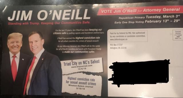 Photo: Jim O'Neill ad by Defend US, a PAC in Northern Virginia
