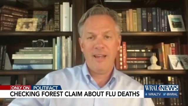 Is Dan Forest right about flu deaths?