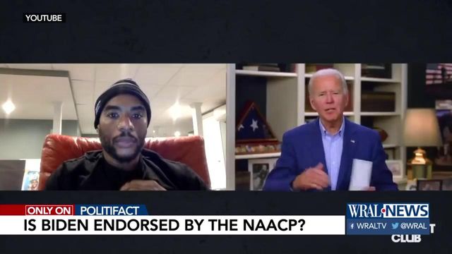 Did the NAACP endorse Biden?