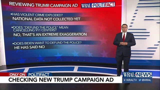 Checking new Trump ad against Biden