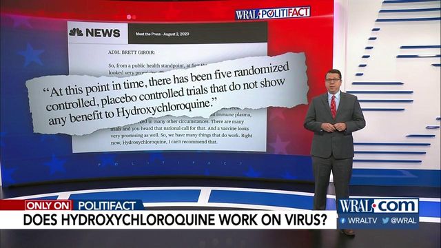 Is White House official right about hydroxychloroquine?