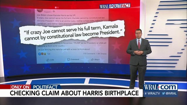 Is Harris eligible to be president?