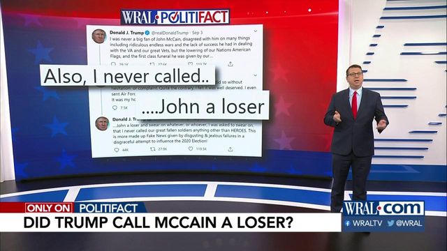 Trump wrong about old McCain comments