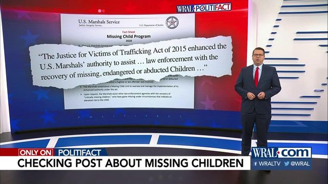 Did Trump create missing child task force?