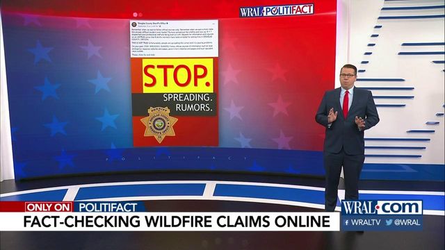 Police warn: stop spreading wildfire rumors