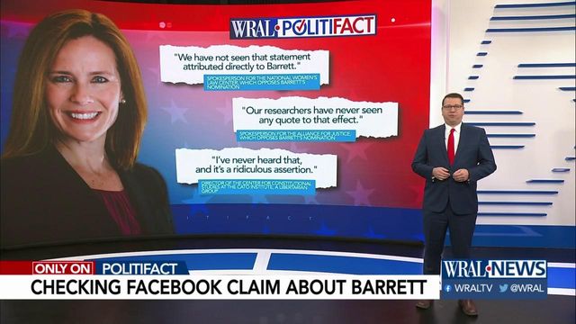 Beware of this false rumor about Barrett